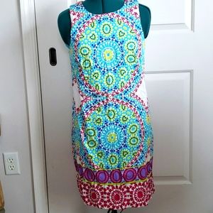 London Times Geometric Summer Dress